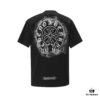 CH/Chrome Hearts 25SS Front and Back Logo Print Crew Neck Short Sleeve T-Shirt