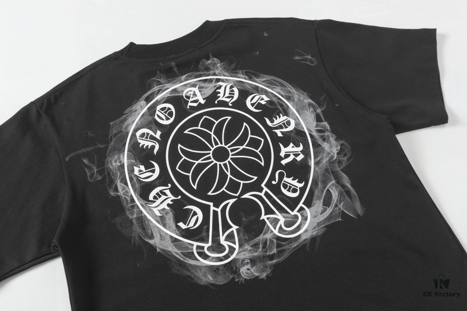 CH/Chrome Hearts 25SS Front and Back Logo Print Crew Neck Short Sleeve T-Shirt