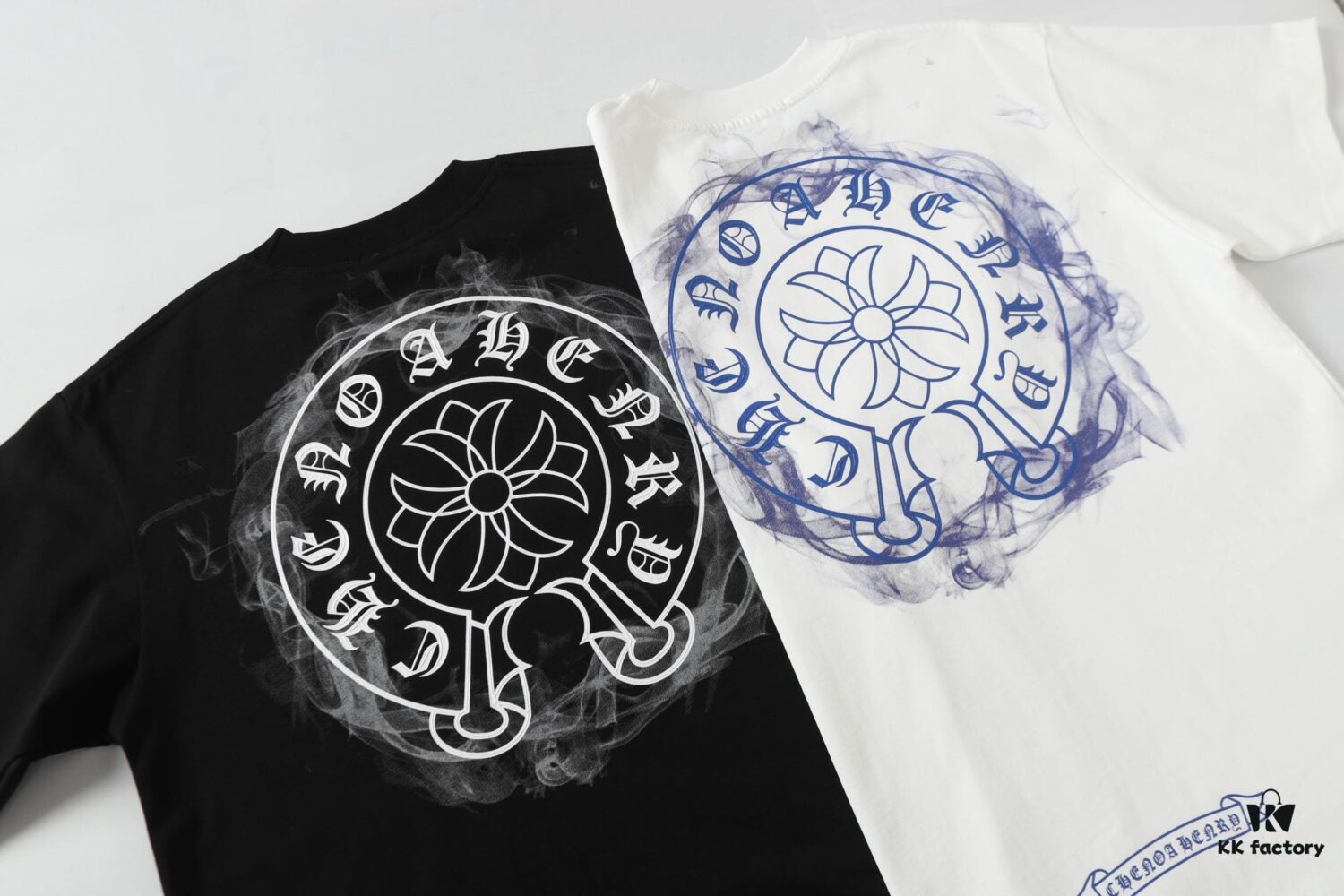 CH/Chrome Hearts 25SS Front and Back Logo Print Crew Neck Short Sleeve T-Shirt