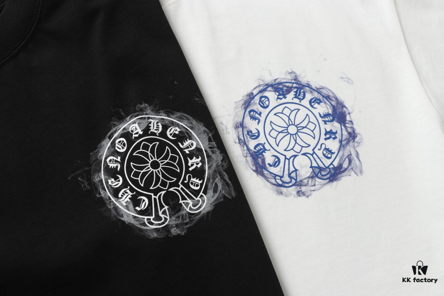 CH/Chrome Hearts 25SS Front and Back Logo Print Crew Neck Short Sleeve T-Shirt