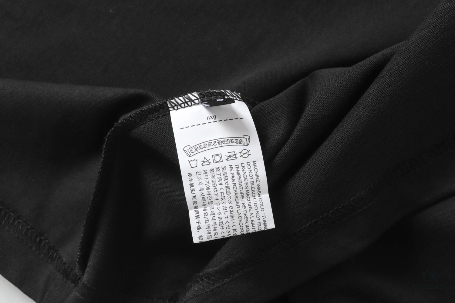 CH/Chrome Hearts 25SS Front and Back Logo Print Crew Neck Short Sleeve T-Shirt