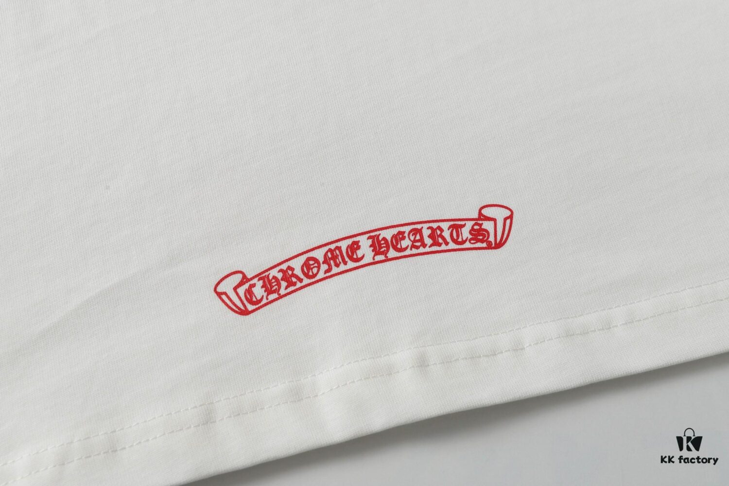 Chrome Hearts Sanskrit Print Letter Short Sleeve T-Shirt