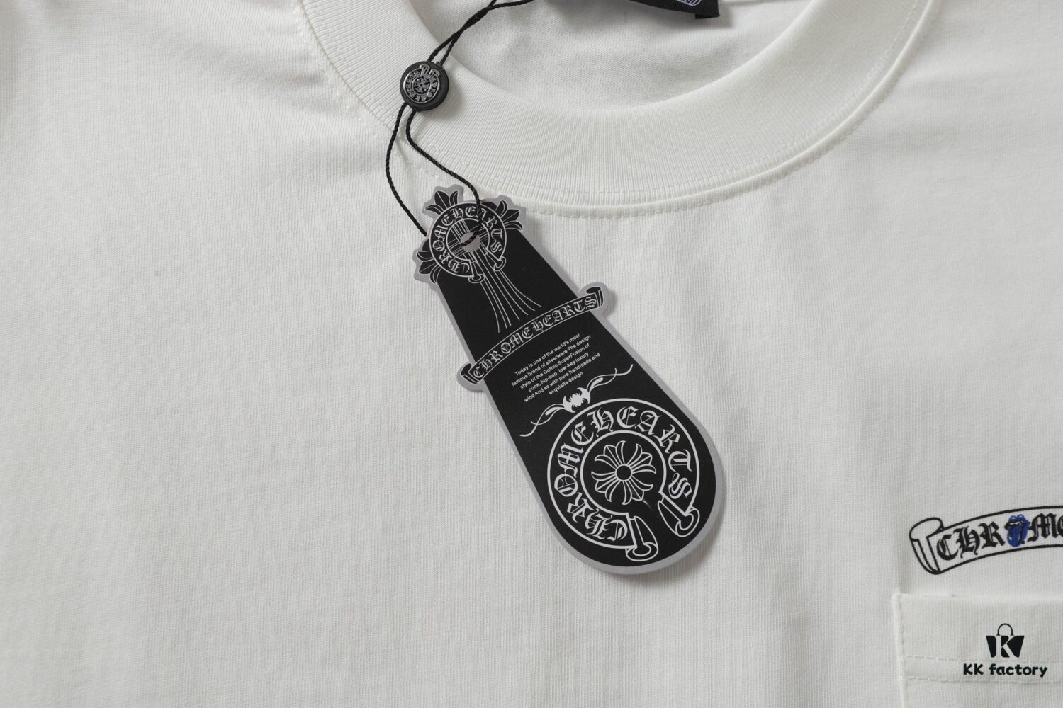 Chrome Hearts Sanskrit Print Letter Short Sleeve T-Shirt