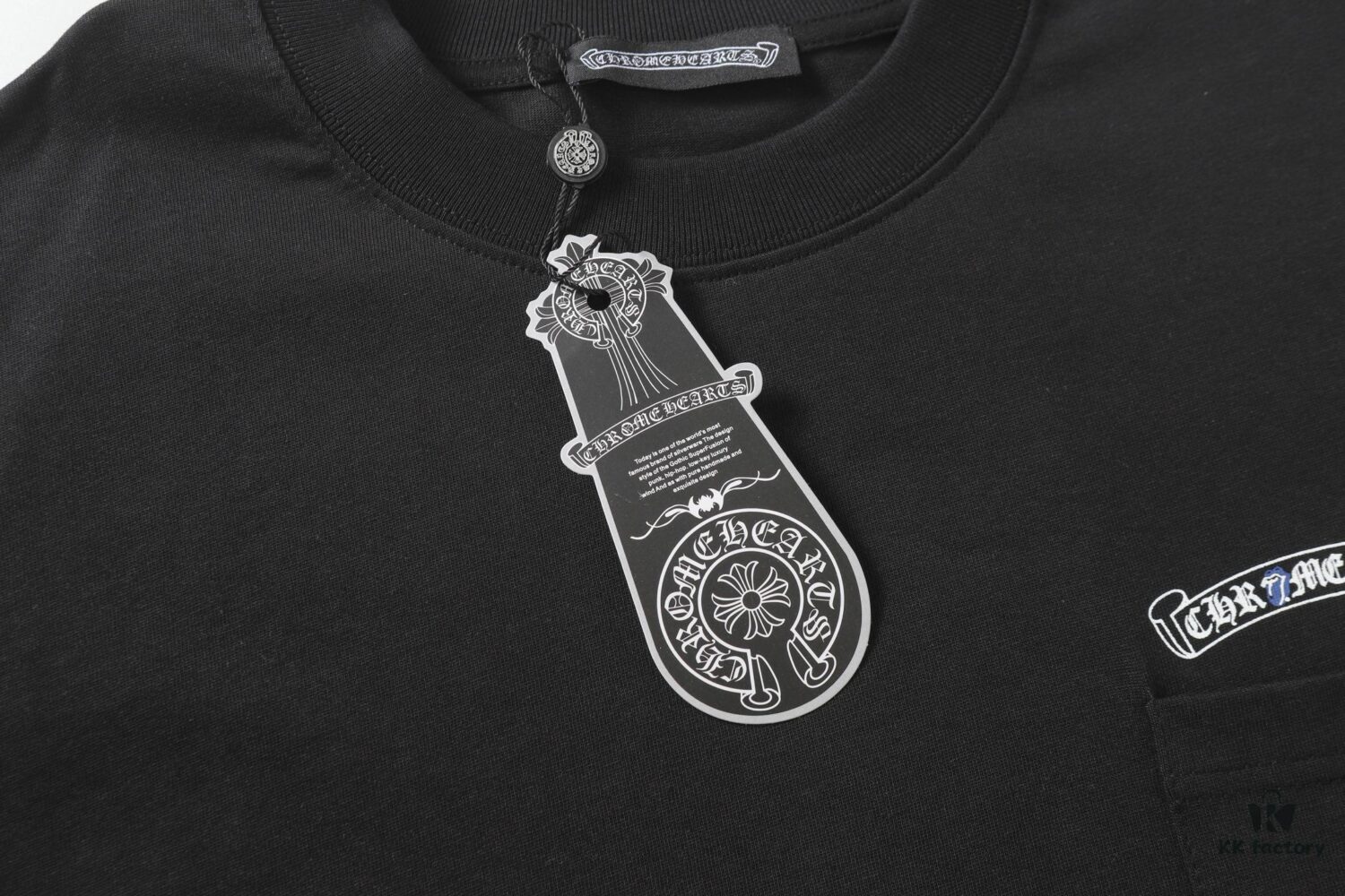 Chrome Hearts Sanskrit Print Letter Short Sleeve T-Shirt