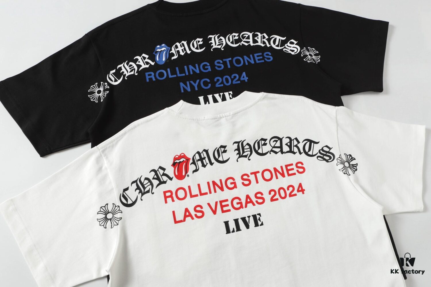 Chrome Hearts Sanskrit Print Letter Short Sleeve T-Shirt