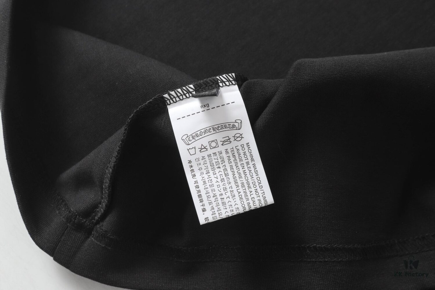 Chrome Hearts Sanskrit Print Letter Short Sleeve T-Shirt