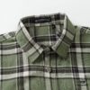 Chrome Hearts 24FW New Striped Plaid Patchwork Button Silver Accented Cardigan Shirt