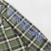 Chrome Hearts 24FW New Striped Plaid Patchwork Button Silver Accented Cardigan Shirt