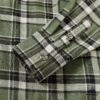 Chrome Hearts 24FW New Striped Plaid Patchwork Button Silver Accented Cardigan Shirt