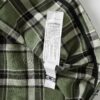 Chrome Hearts 24FW New Striped Plaid Patchwork Button Silver Accented Cardigan Shirt
