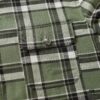 Chrome Hearts 24FW New Striped Plaid Patchwork Button Silver Accented Cardigan Shirt