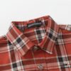24FW Chrome Hearts New Striped Plaid Patchwork Silver Button Cardigan Shirt