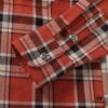 24FW Chrome Hearts New Striped Plaid Patchwork Silver Button Cardigan Shirt