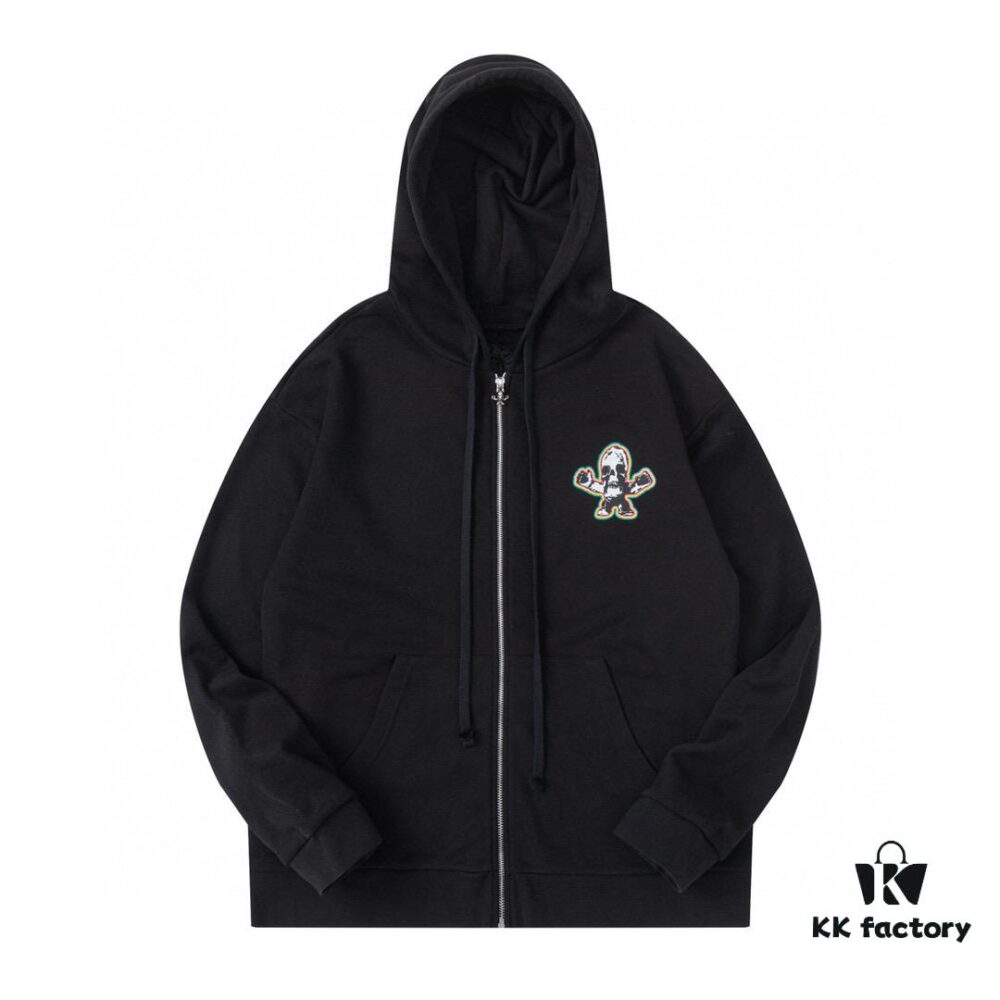 Chrome Hearts Foti Limited Edition Colorful Print Zip-up Hoodie Jacket