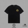CH Chrome Hearts 2025FW Short Sleeve T-Shirt with Arch Bridge Embroidery and Hollow-Out Design, Premium 26s Double-Yarn 300g Fabric, Heavyweight Material, Custom Spandex Ribbing Dyed in Same Dye Batch, Complete Three-Label Set, Unisex Style