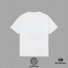 CH Chrome Hearts 2025FW Short Sleeve T-Shirt with Applique Embroidery, Premium 26s Double Yarn 300g Fabric, Heavyweight Material, Custom Spandex Rib Knit Dyed Together with Body, Three Labels Complete, Unisex Design