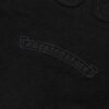 CH Chrome Hearts 2025FW Short Sleeve T-Shirt with Applique Embroidery, Premium 26s Double Yarn 300g Fabric, Heavyweight Material, Custom Lycra Ribbing Dyed in Same Dye Lot, Complete Three Labels, Unisex Design