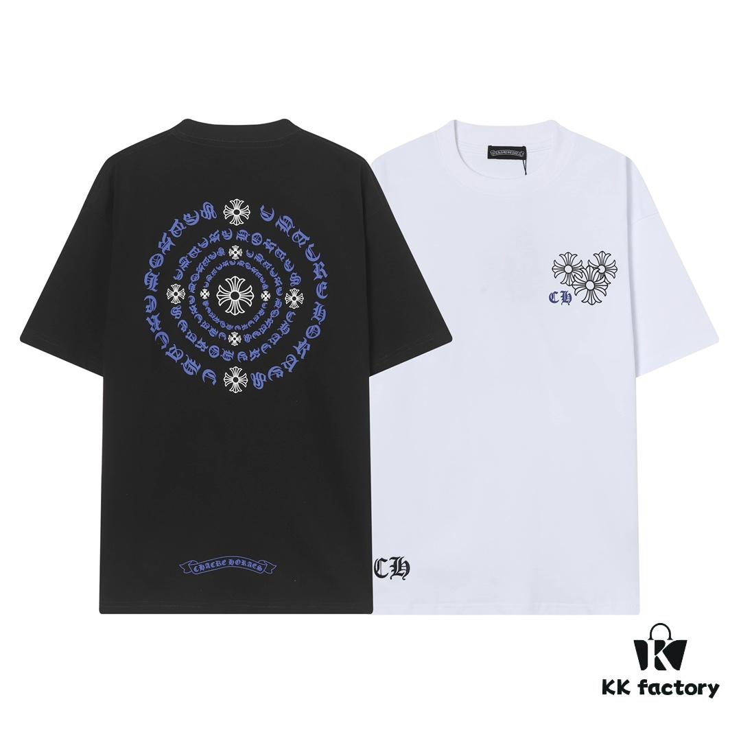 CH Crocodile Heart 25SS Early Spring New Arrival Sanskrit Print Embroidery Logo Round Neck T-Shirt, Unisex