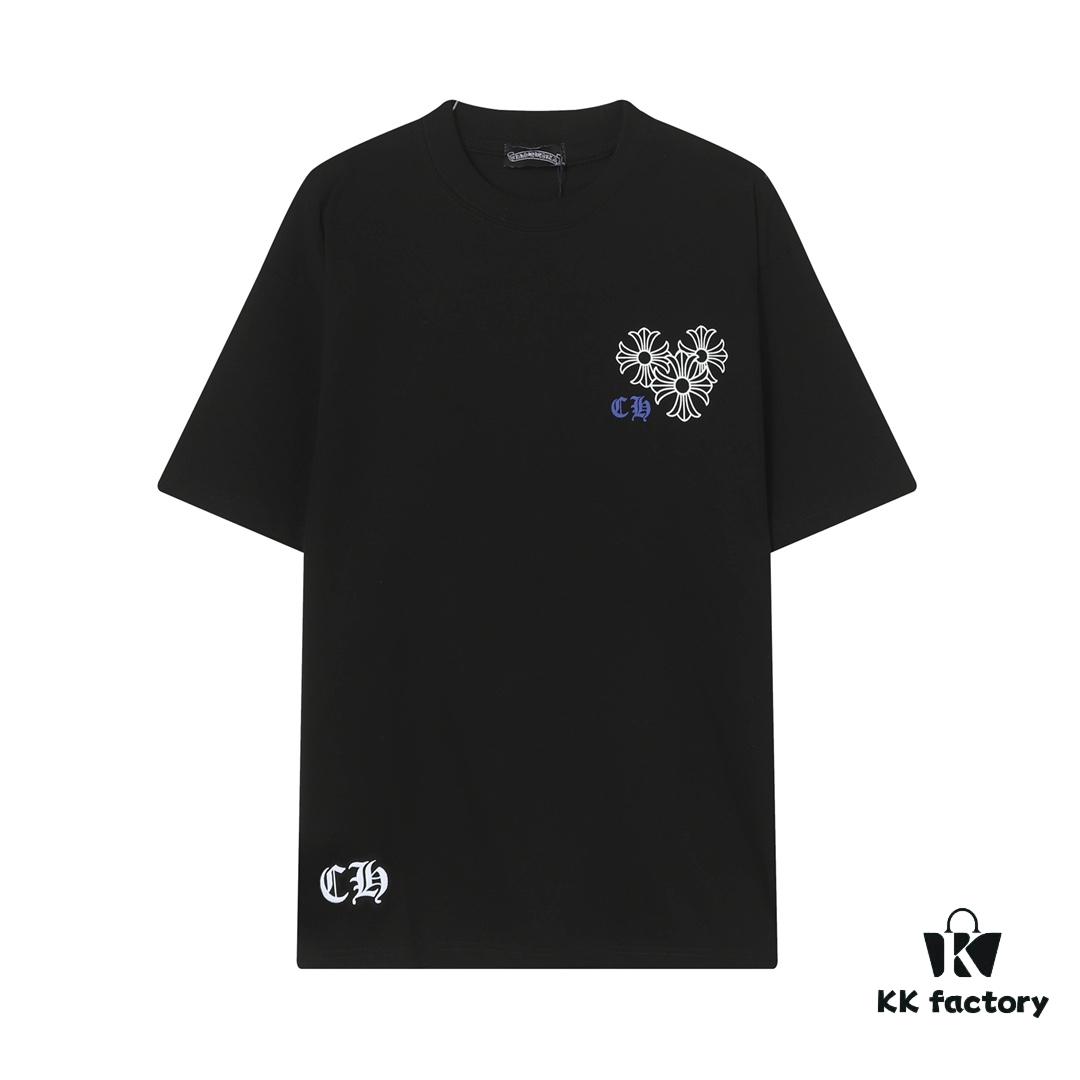 CH Crocodile Heart 25SS Early Spring New Arrival Sanskrit Print Embroidery Logo Round Neck T-Shirt, Unisex