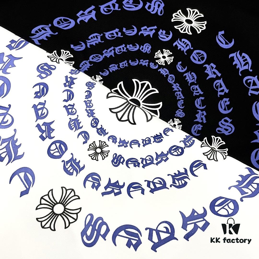 CH Crocodile Heart 25SS Early Spring New Arrival Sanskrit Print Embroidery Logo Round Neck T-Shirt, Unisex