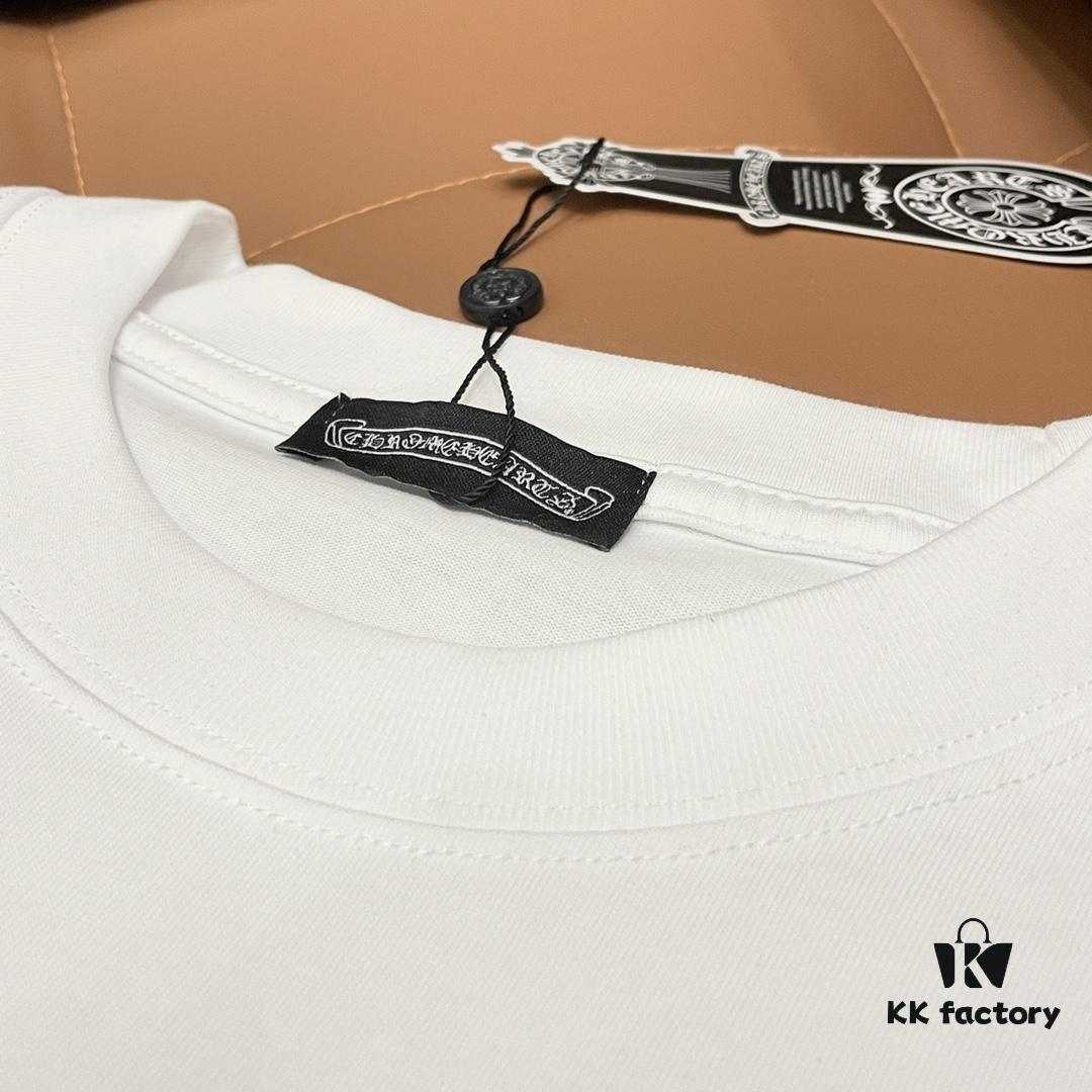 CH Crocodile 25SS Early Spring New Arrival Sanskrit Print Embroidery Logo Heavyweight Washed Short Sleeve Round Neck T-Shirt Unisex