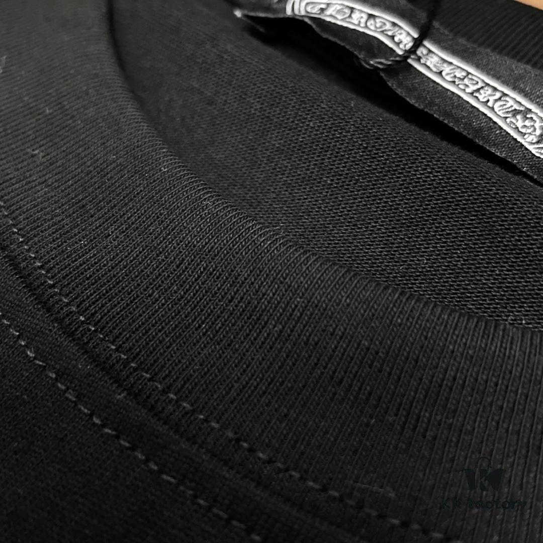 CH Crocodile Heart 25SS Early Spring New Arrival Sanskrit 3D Embroidered Logo Short Sleeve Round Neck T-Shirt Unisex