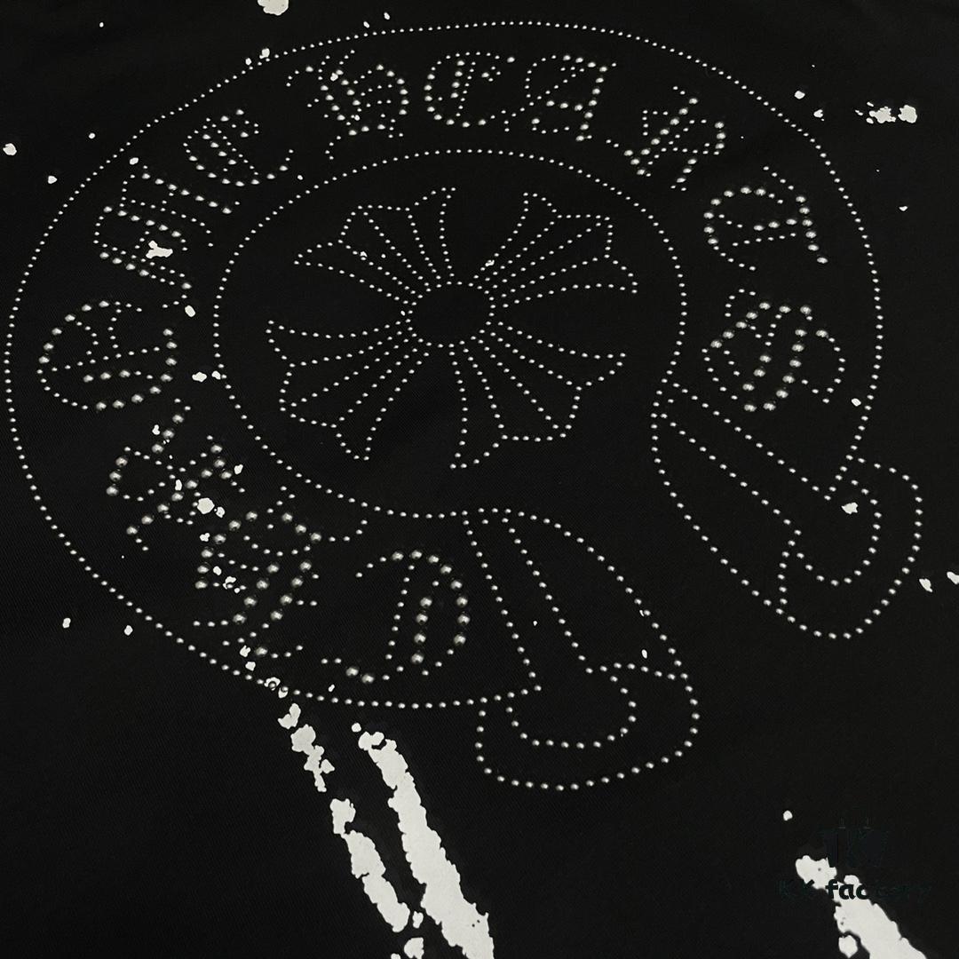 CH Crocodile Heart Graffiti Heat Brick Horse Hoof Sanskrit Logo Short Sleeve Round Neck T-Shirt Unisex