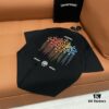 CH➡️ Chrome Hearts Rainbow Graffiti Logo Short Sleeve Crew Neck T-Shirt Unisex