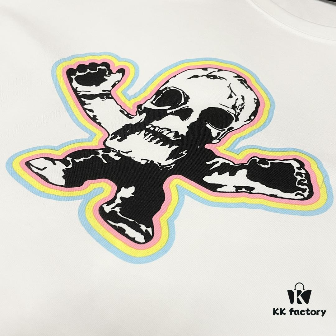 Chrome Hearts Graffiti Logo Short Sleeve Round Neck T-Shirt Unisex