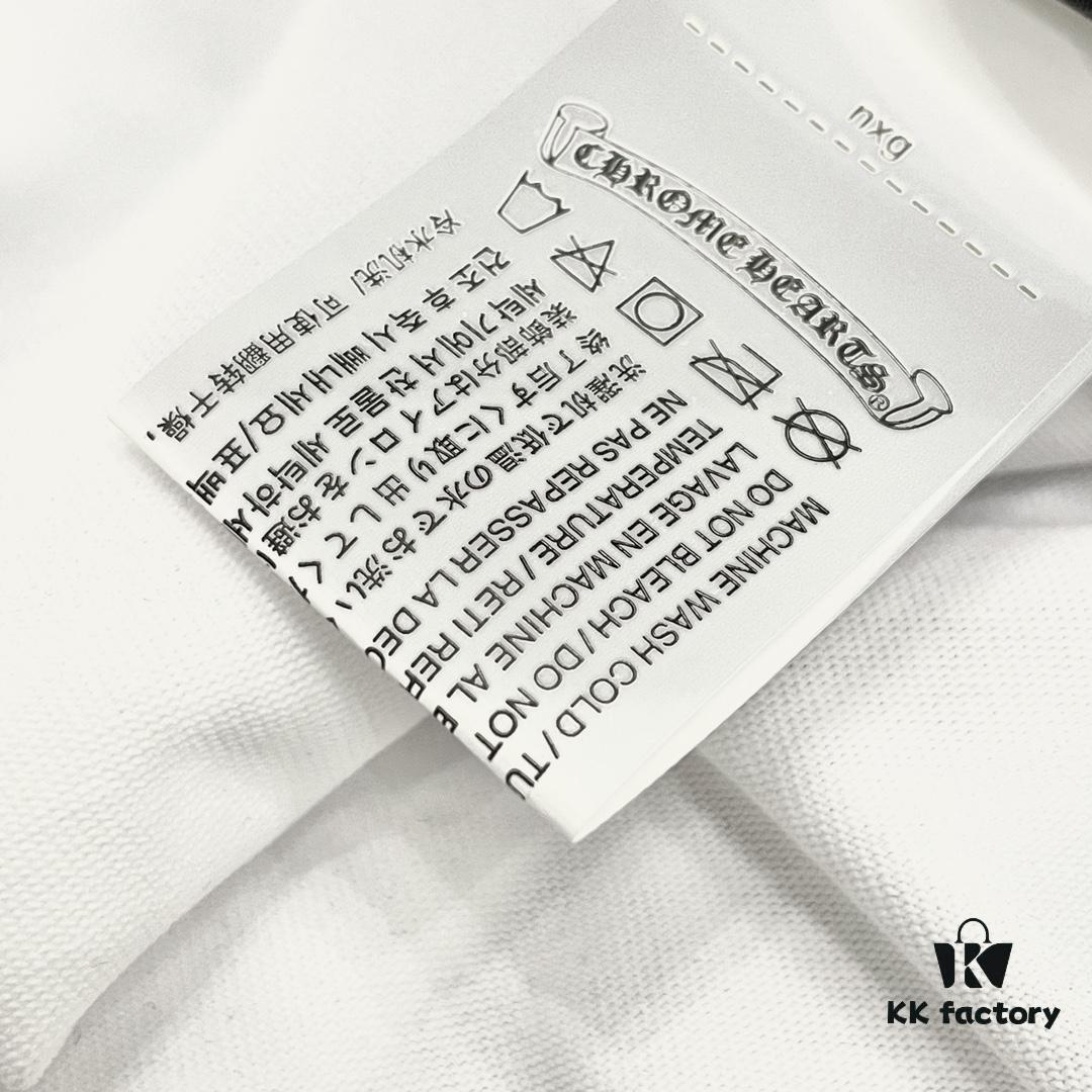 Chrome Hearts Graffiti Logo Short Sleeve Round Neck T-Shirt Unisex