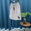 CH Cross - Heavy Hardware, Faux Leather Patch, Embroidered Horse Letter Leisure Shorts