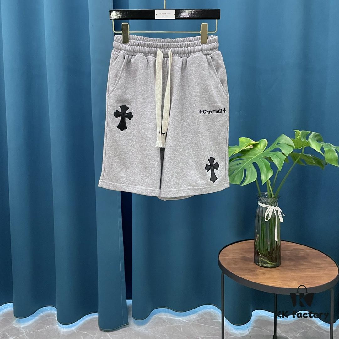 CH - Chrome Hearts Embroidered Logo Casual Shorts