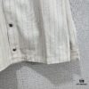 Christian Dior 25SS Spring New Arrival Striped Long-Sleeve Shirt Jacket