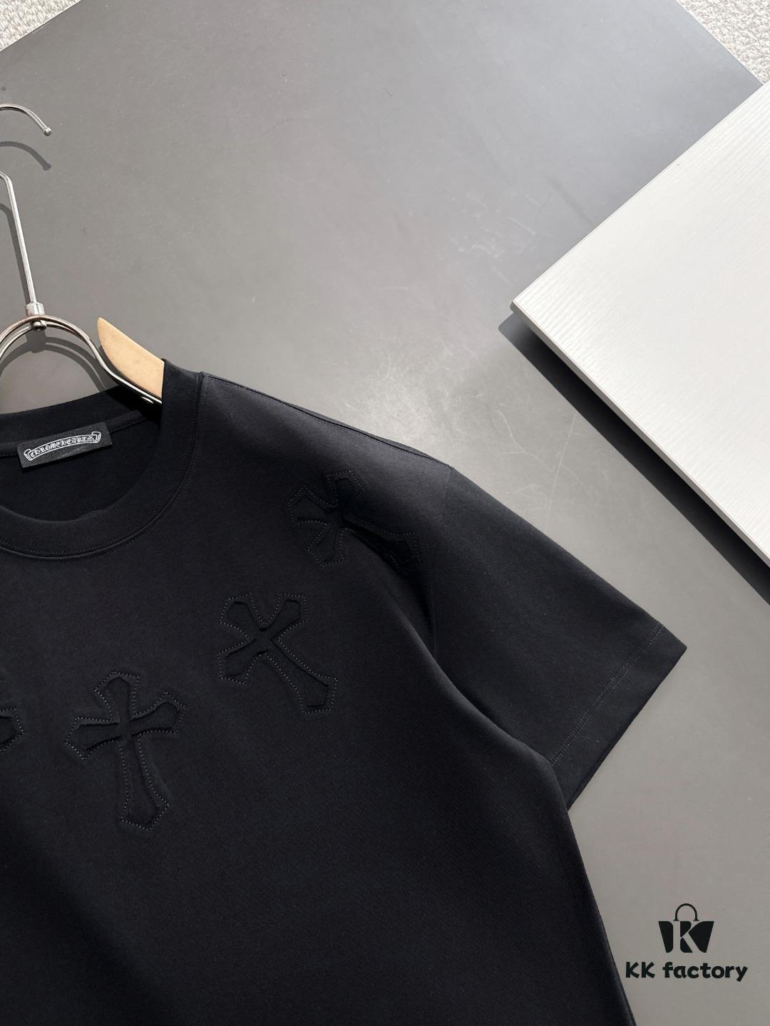 Chrome Hearts 2025 Spring Collection New Arrival (Premium Quality, Not Standard Stock) - Heavyweight 260g High-Density Short Sleeve Unisex T-Shirt