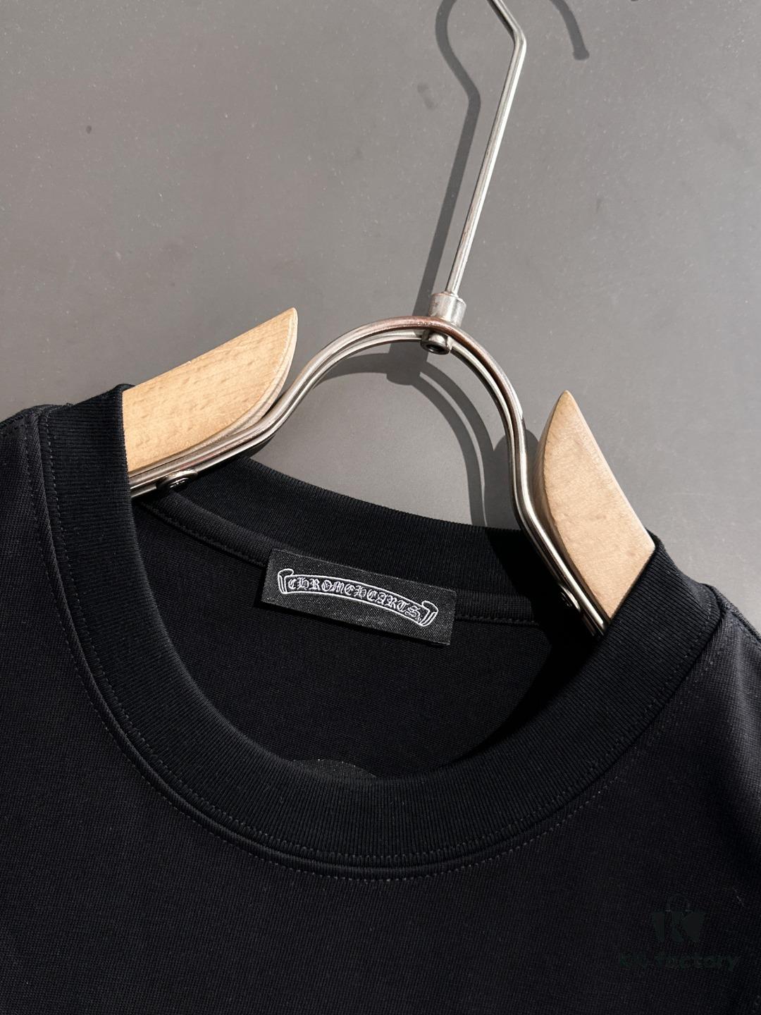 Chrome Hearts 2025 Spring Collection New Arrival (Premium Quality, Not Standard Stock) - Heavyweight 260g High-Density Short Sleeve Unisex T-Shirt