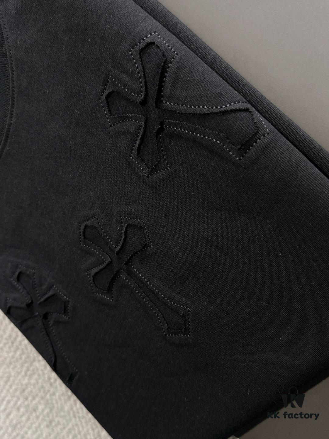 Chrome Hearts 2025 Spring Collection New Arrival (Premium Quality, Not Standard Stock) - Heavyweight 260g High-Density Short Sleeve Unisex T-Shirt