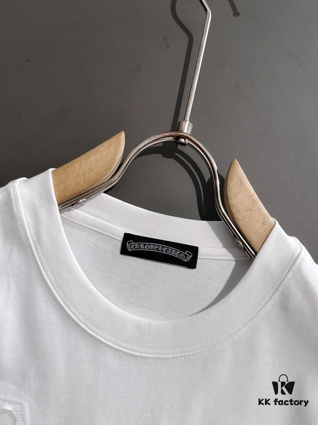 Chrome Hearts 2025 Spring Collection Heavyweight 260g High-Density Short Sleeve T-Shirt, Exclusive Runway Unisex Design