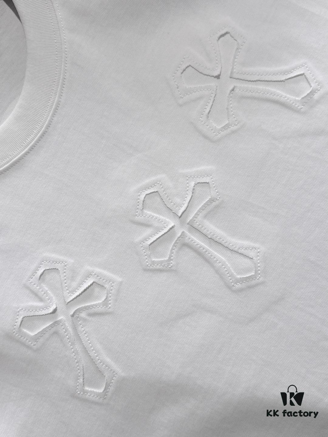 Chrome Hearts 2025 Spring Collection Heavyweight 260g High-Density Short Sleeve T-Shirt, Exclusive Runway Unisex Design