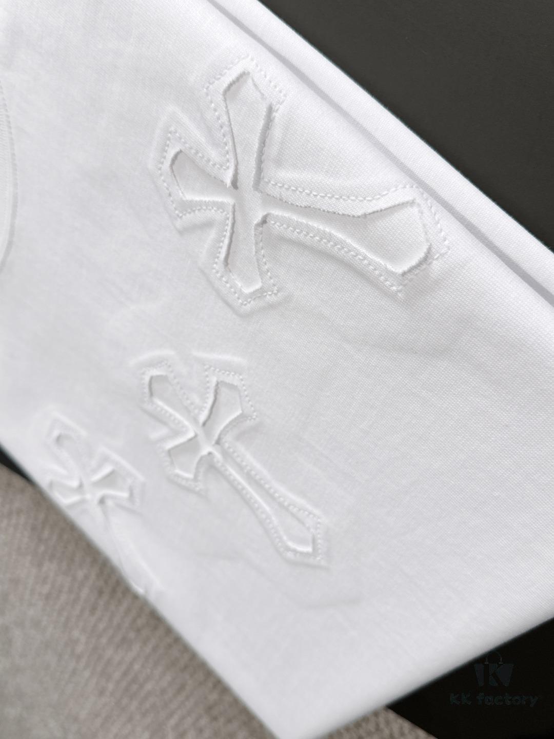 Chrome Hearts 2025 Spring Collection Heavyweight 260g High-Density Short Sleeve T-Shirt, Exclusive Runway Unisex Design