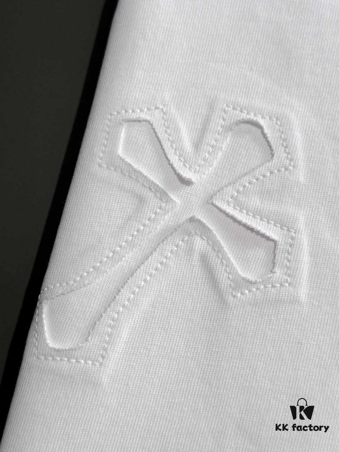 Chrome Hearts 2025 Spring Collection Heavyweight 260g High-Density Short Sleeve T-Shirt, Exclusive Runway Unisex Design