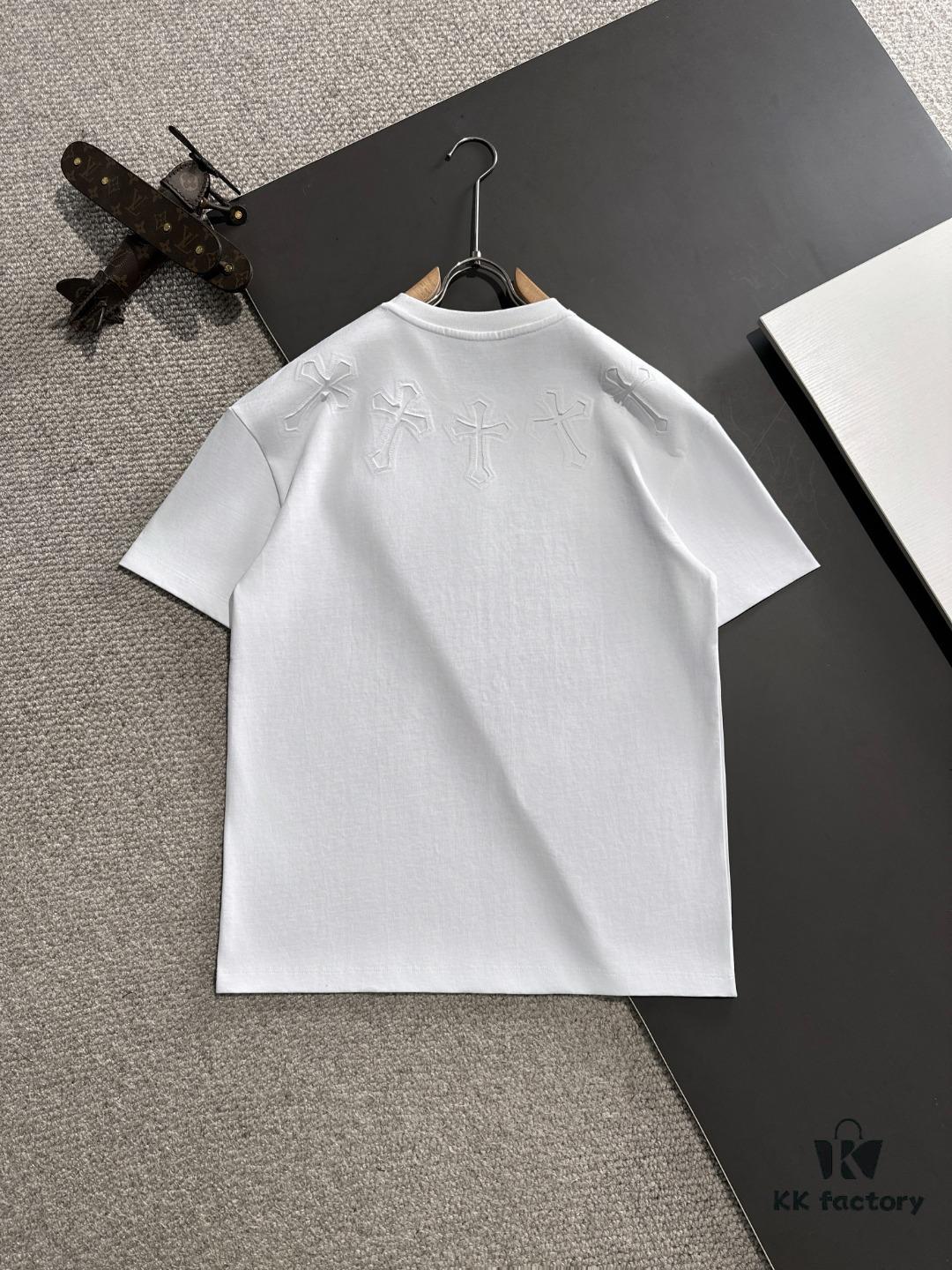 Chrome Hearts 2025 Spring Collection Heavyweight 260g High-Density Short Sleeve T-Shirt, Exclusive Runway Unisex Design