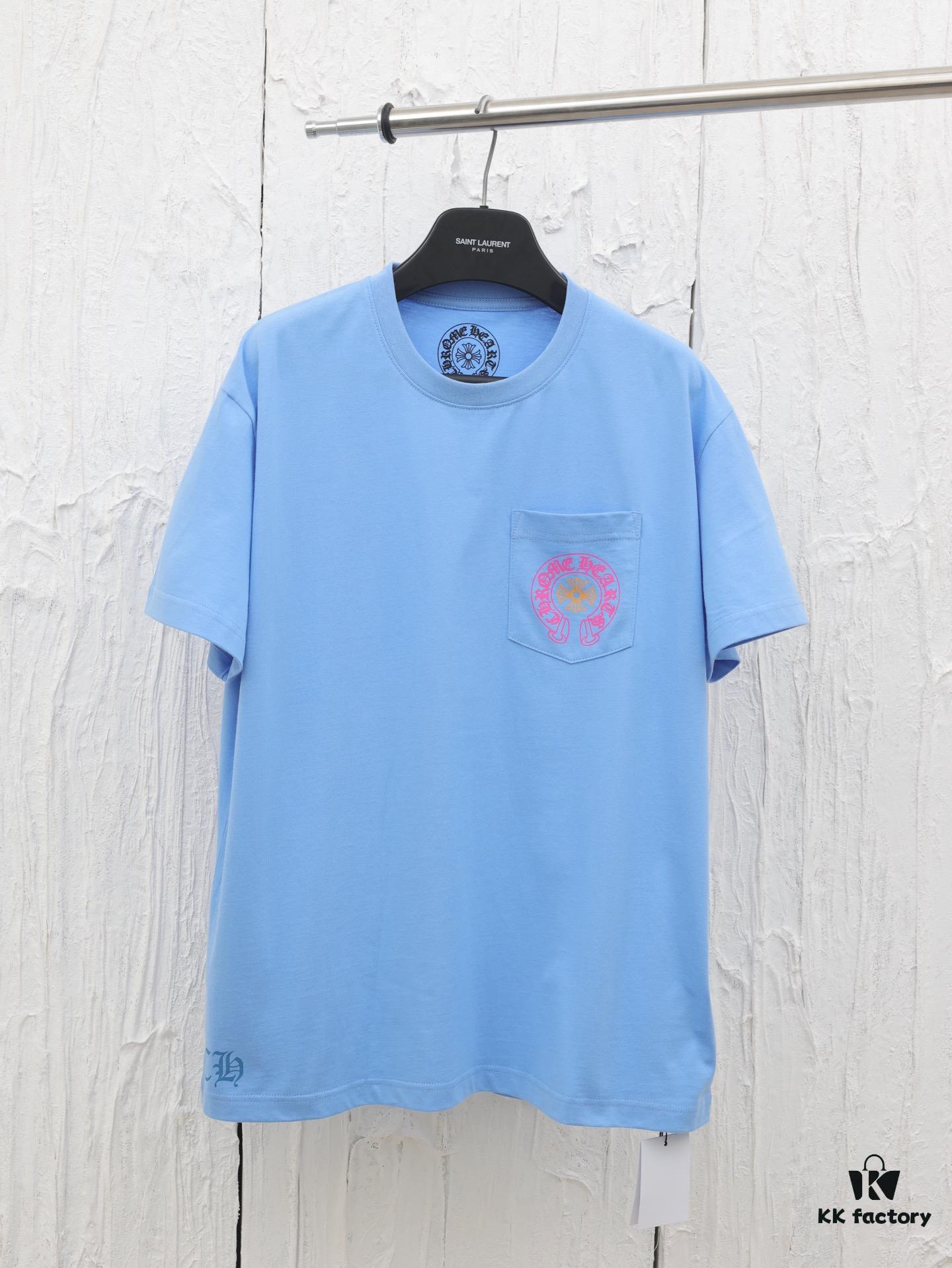 Chrome Hearts* Miami Limited Edition Horseshoe Cross Print Short Sleeve T-Shirt 2025 New Arrival