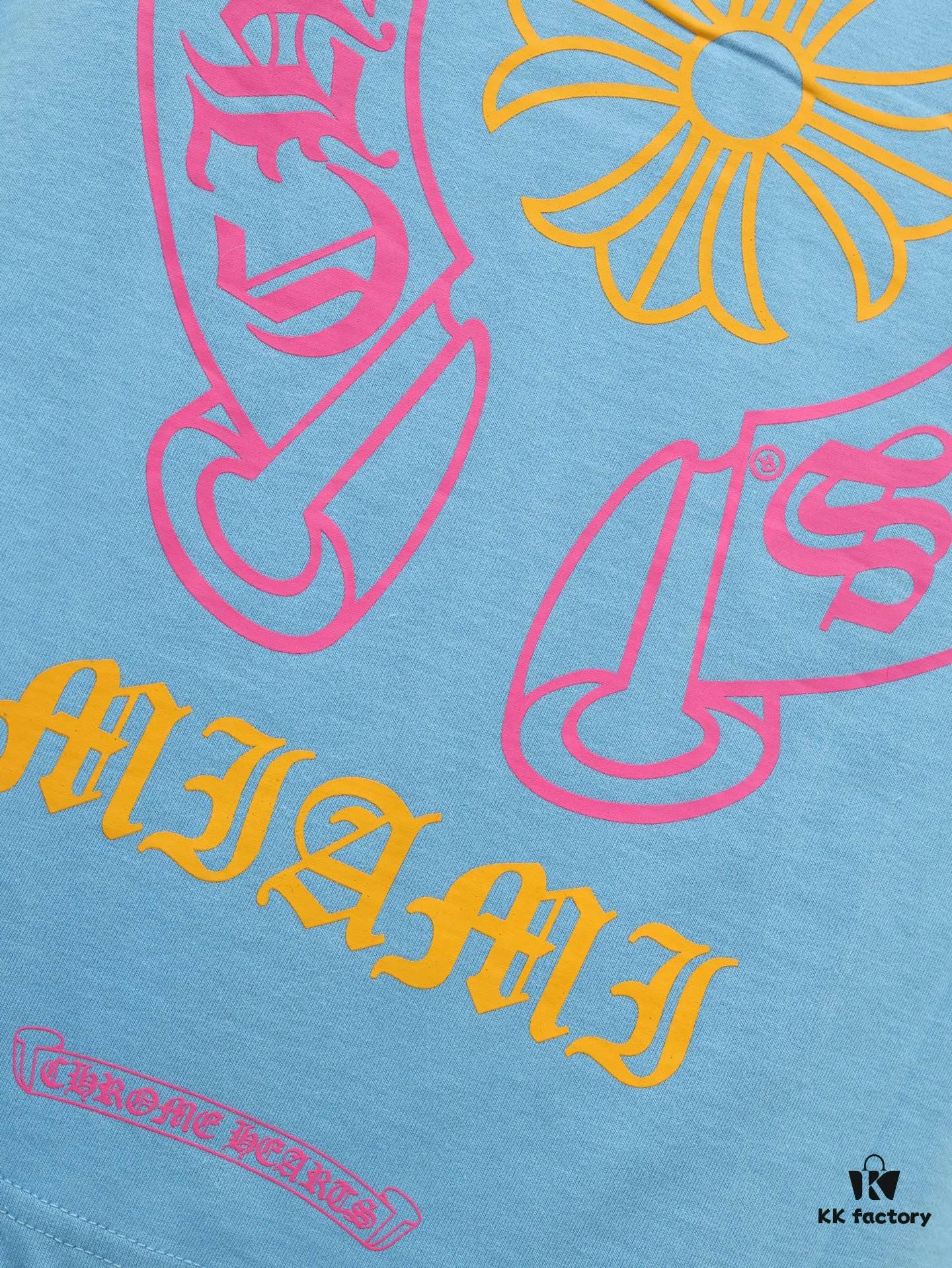 Chrome Hearts* Miami Limited Edition Horseshoe Cross Print Short Sleeve T-Shirt 2025 New Arrival