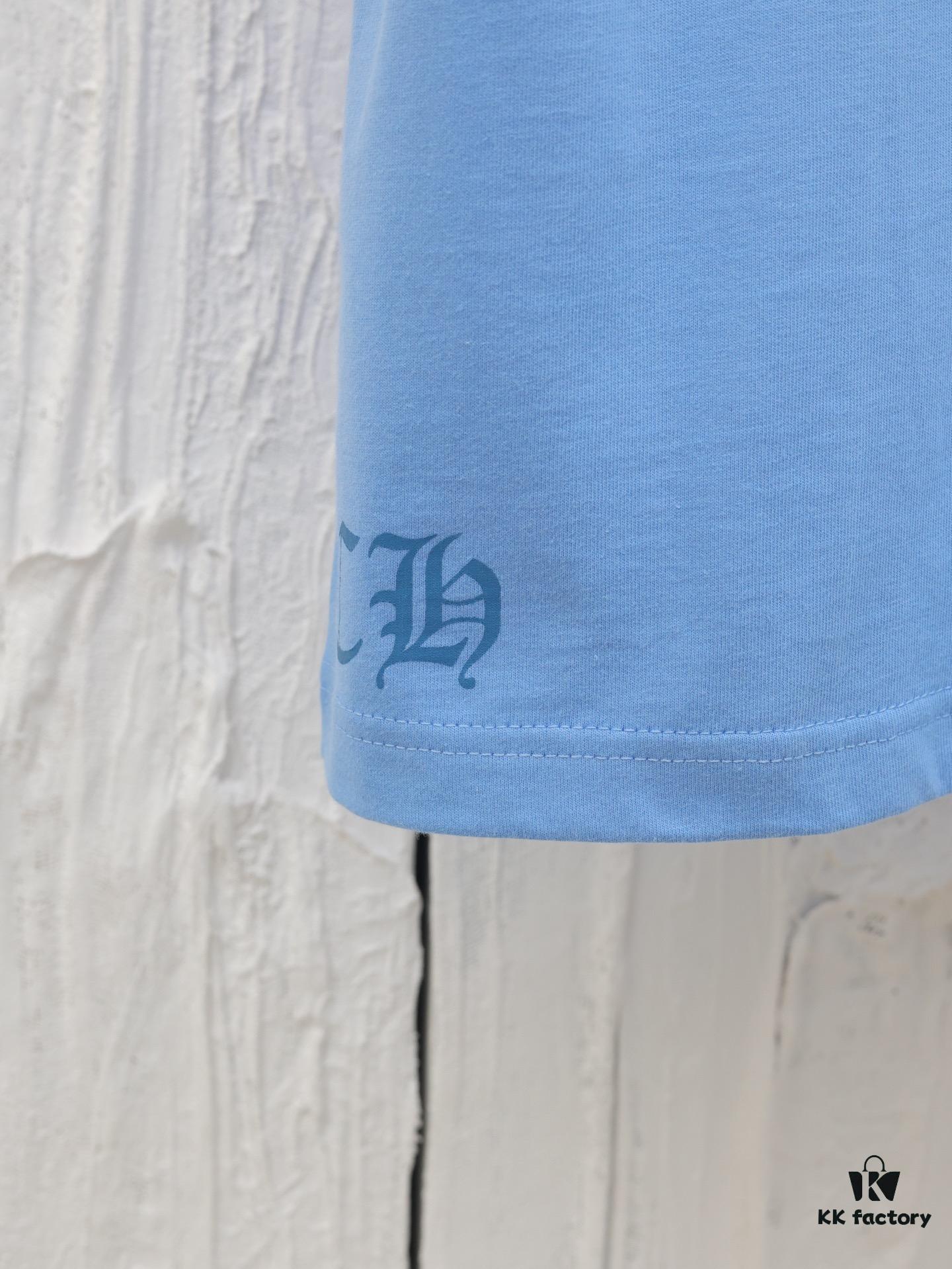 Chrome Hearts* Miami Limited Edition Horseshoe Cross Print Short Sleeve T-Shirt 2025 New Arrival