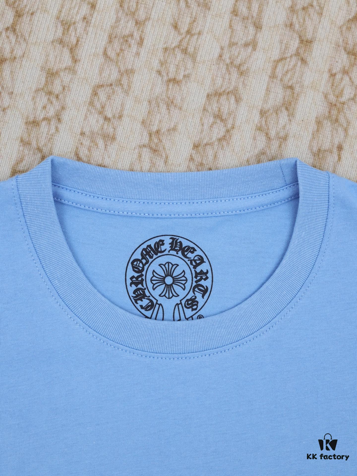 Chrome Hearts* Miami Limited Edition Horseshoe Cross Print Short Sleeve T-Shirt 2025 New Arrival