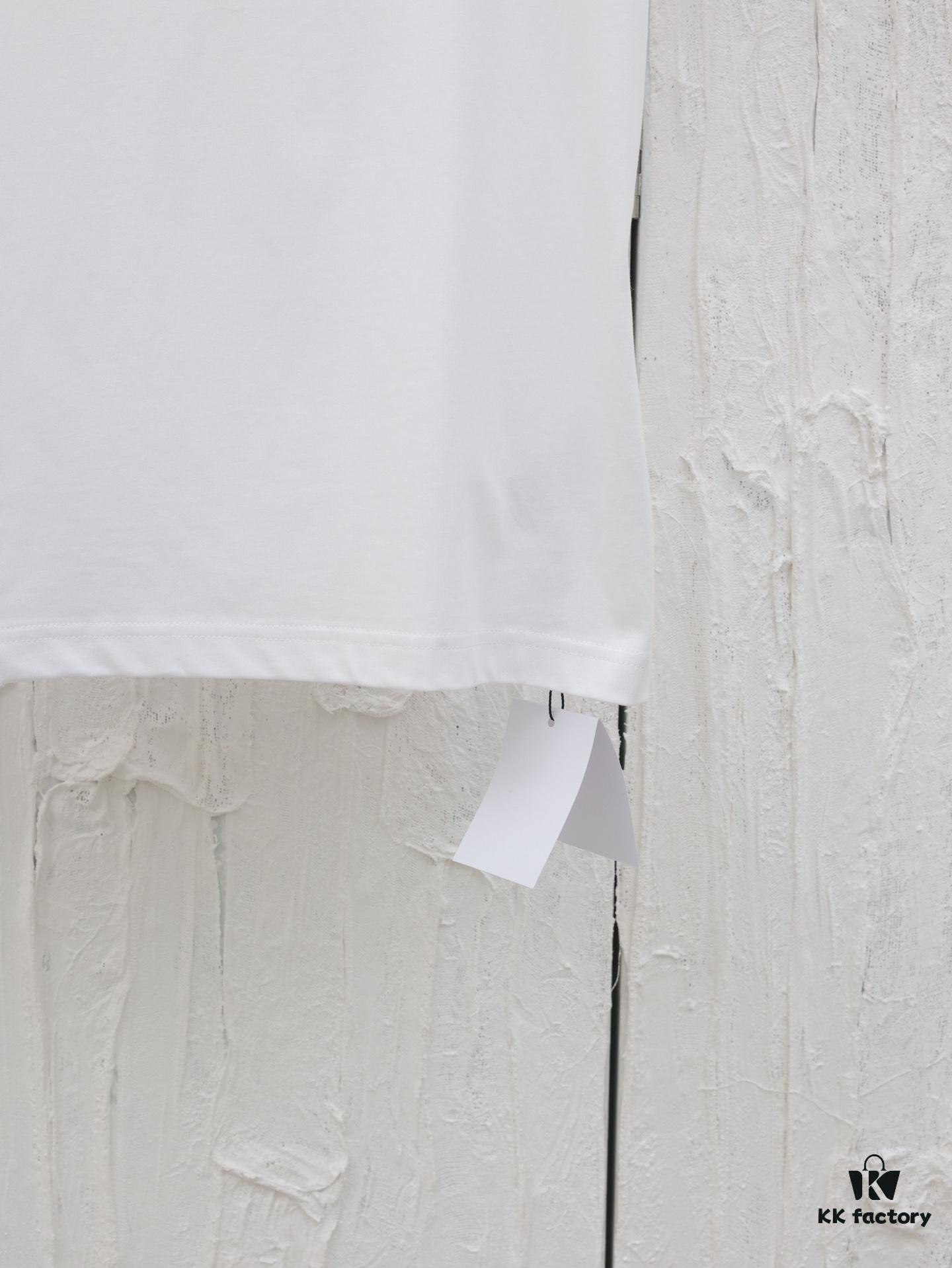 Chrome Hearts* 2025 New Arrival Neckline Sanskrit Letter Print Short Sleeve T-Shirt