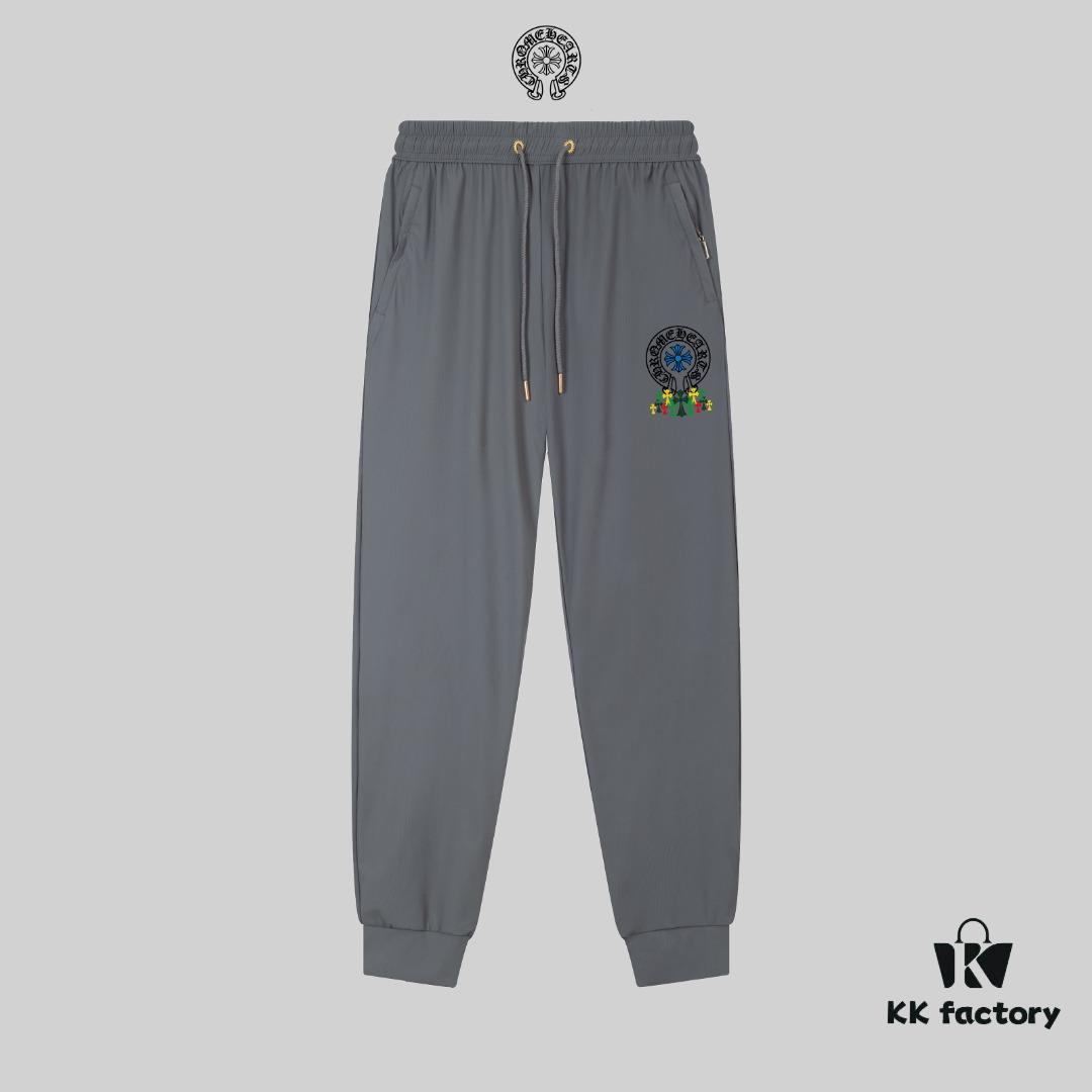 Chrome Hearts Spring and Summer New Arrival Two-Color High-Quality Lightweight Athletic Linen Pants Smooth, Comfortable, Wrinkle-Resistant and Seamless