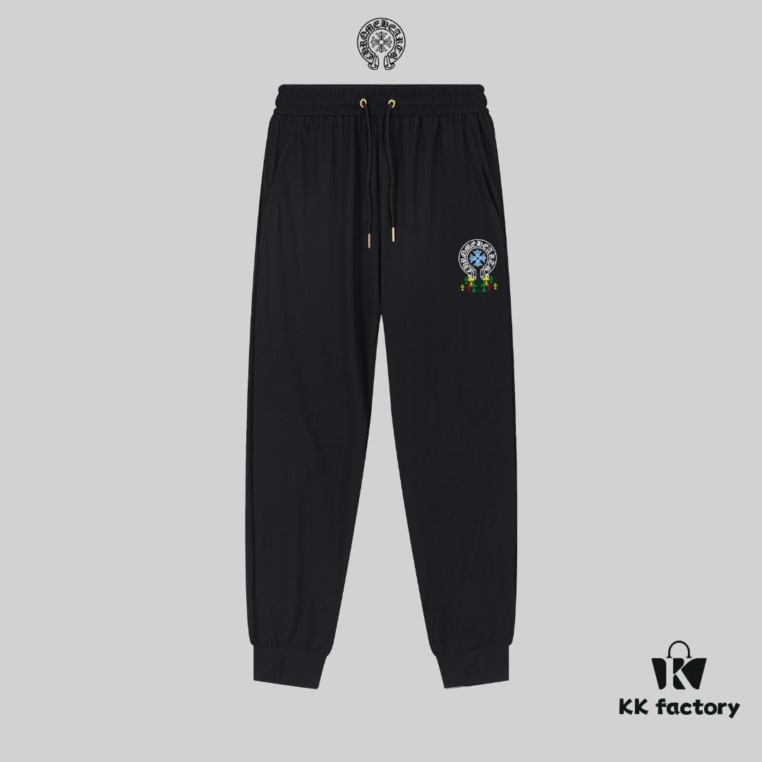 Chrome Hearts Spring and Summer New Arrival Two-Color High-Quality Lightweight Athletic Linen Pants Smooth, Comfortable, Wrinkle-Resistant and Seamless