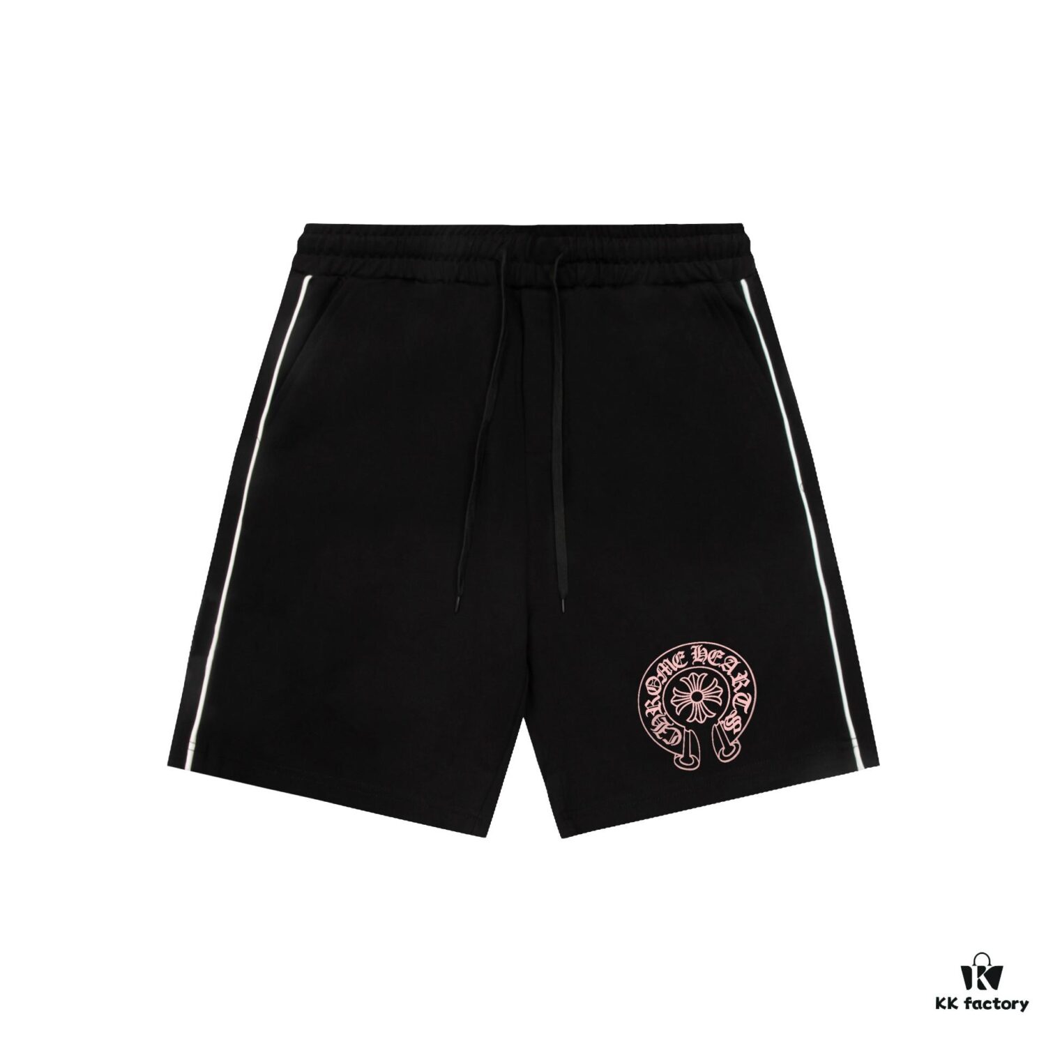 2025 Summer New Arrival CH Chrome Hearts Horseprint Logo Printed Trim Casual Shorts, Unisex