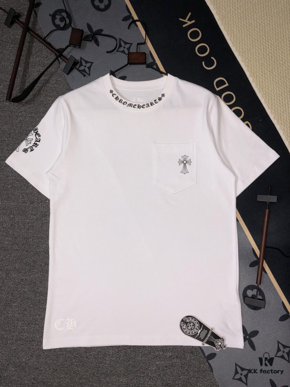 Chrome Hearts / 25s Summer Collection, Front and Back Print, 260g Combed Compact Cotton, High Quality Unisex T-Shirt